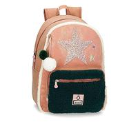 Enso Shine Stars Mochila Escolar para Portátil Adaptable Rosa 32x42x15 cms Piel sintética 20,16L