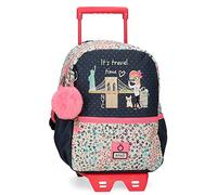 Enso Travel Time Mochila Preescolar, Azul, 25x32x12 cms