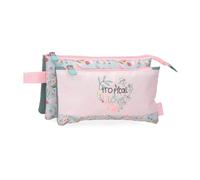 Enso Tropical Love Estuche Triple Multicolor 22x12x5 cms Poliéster