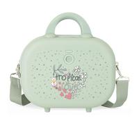 Enso Tropical Love Nececer Adaptable Verde 29x21x15 cms Rígido ABS 9,14L 0,76 kgs