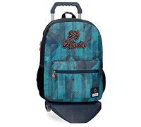 Enso Try Harder Mochila Mochila con Carro Portaordenador 15,6" Azul 32x44x17 cms Poliéster 21,12 L