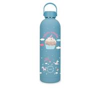 Enso Unicorn Paradise Botella de Acero Inoxidable Azul 7x26,5x7 cms