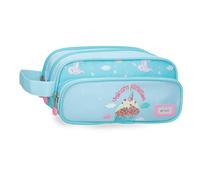 Enso Unicorn Paradise Estuche Triple Turquesa Azul 22x10x9 cm Poliéster