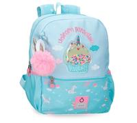 Enso Unicorn Paradise Mochila de Paseo Turquesa Azul 27x33x11 cm Poliéster 9,8L