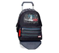 Enso Wall Ride, Mochila Portaordenador Con Carro Niños, Negro, 30x40x13 Cms