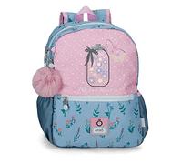 Enso We Love Flowers Mochila de Paseo, Rosa | 25x32x12 cms