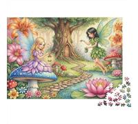 Ensueño en el Bosque Puzzle 1000 Piezas Adultos Y Niños,Deco Pared,Regalo Ideal,Rompecabezas Hada de la Selva,Premium,14 Años+,Anti-estrés,Relax,Desafío,Reto,Educativo 52x38cm
