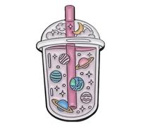 Ensueño estrella océano deseo botella esmalte pin pescado constelación broche, Klein, Metal no precioso