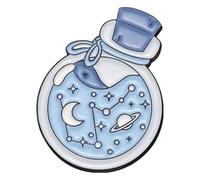 Ensueño estrella océano deseo botella esmalte pin pescado constelación broche, Klein, Metal no precioso