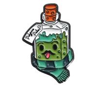 Ensueño estrella océano deseo botella esmalte pin pescado constelación broche, Klein, Metal no precioso