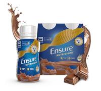 Ensure Nutrivigor - Complemento Alimenticio para Adultos, con HMB, Proteínas, Vitaminas y Minerales, como el Calcio - Sabor Chocolate - Pack de 4 Botellas x 220 ml