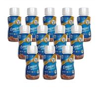 Ensure Nutrivigor - Complemento Alimenticio para Adultos, con HMB, Proteínas, Vitaminas y Minerales, como el Calcio - Sabor Chocolate - Pack de 12 Botellas x 220 ml