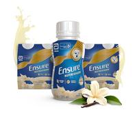 Ensure Nutrivigor Drink Vainilla 8 x 220 ml, Nutrición para Adultos | Complemento alimenticio, Batidos, HMB, Proteína, Vitaminas, Minerales, Fuerza y Energía, Calcio, Zinc, Magnesio, Vitamina C
