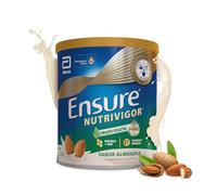 Ensure Nutrivigor Origen Vegetal - Sabor Almendra - Complemento Alimenticio para Adultos, con HMB, Proteínas, Vitaminas y Minerales, como el Calcio- Lata de 400 g