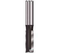 ENT 10508 Fresa ranuradora, en carburo, vástago (S) de 12 mm, diámetro (D) de 5 mm, longitud de corte (NL) de 20 mm, longitud del vástago (SL) de 40 mm, longitud total (GL) de 66 mm, con corte básico de carburo