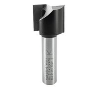 ENT 10570 Fresa ranuradora, en carburo, vástago (S) de 12 mm, diámetro (D) de 24 mm, longitud de corte (NL) de 20 mm, longitud del vástago (SL) de 40 mm, longitud total (GL) de 60 mm