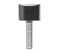 ENT 11020 Fresa ranuradora, en carburo, vástago (S) de 8 mm, diámetro (D) de 30 mm, longitud de corte (NL) de 20 mm, longitud del vástago (SL) de 32 mm, longitud total (GL) de 52 mm, con corte básico de carburo