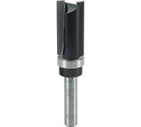 ENT 11657 Fresa para aplanar, en carburo, vástago (S) de 8 mm, diámetro (D) de 16 mm, NL de 32 mm, SL de 32 mm, GL de 77 mm, con rodamiento de bolas en el vástago