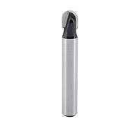ENT 12200 Fresa para molduras cóncavas, en carburo, vástago (S) de 6 mm, radio (R) de 3 mm, (D) 6 mm, NL 6 mm, SL 32 mm, doble filo, trabajos en madera, fresadora