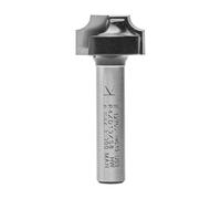 ENT 12760 Fresa para cuarto de círculo, en carburo, vástago (S) de 8 mm, diámetro (D) de 19 mm, NL 11 mm, R 4 mm, SL 32 mm