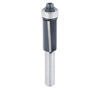ENT 13460 Fresa de enrasar, en carburo, Vástago (S) 8 mm, Diámetro (D) 12,7 mm, NL 25,4 mm, SL 32 mm, GL 69 mm, con ángulo de corte y con rodamiento de bolas en la parte frontal