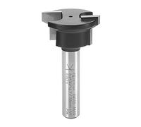 ENT 16270 Fresa para ensamble de cajones, en carburo, vástago (S) de 8 mm, diámetro (D1) de 25,4 mm, longitud útil 1 (NL1) de 12,7 mm, diámetro 2 (D2) de 19 mm, longitud útil 2 (NL2) de 3,97 mm, longitud total (SL) de 32 mm