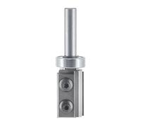 ENT 20321 cuchilla reversible Fresa de corte recto Carburo, vástago (S) 8 mm, Diámetro (D) 19 mm, NL 30 mm, SL 30 mm, GL 68 mm, con rodamiento de bola