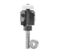 ENT 20332 WePla Fresa de radio cóncavo y Fresa de radio cóncavo carburo, vástago (S) 8 mm, Diámetro (D) 26 mm, (NL) 19,5 mm, (R) 3 mm, (ØKL) 20/16 mm, con dos rodamientos de bola