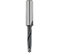 ENT 24000 Broca para espigas, en carburo, vástago (S) de 8 mm, diámetro (D) de 5 mm, NL 30 mm, SL 27 mm, L 57 mm, especialmente para fresadoras