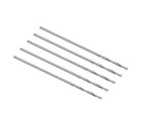 ENT 50020 HSS-G Premium: Brocas para madera en pack de 5 piezas de 2 mm de diámetro, 21 mm de longitud útil y 48 mm de longitud total