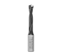 ENT Taladro de espiga carburo, vástago (S) 8 mm, diámetro (D) 6 mm, NL 30 mm, SL 20 mm, L 58 mm, para Mafell DD40P/DDF40 DuoDübel