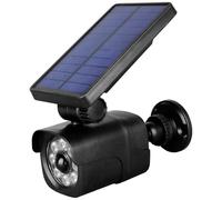 Entac Foco LED de pared solar, 4W, con sensor de movimiento, para exteriores
