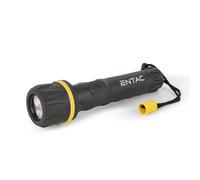 Entac Linterna 2 AA, plástico, compacta y portátil