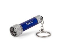 Entac Linterna con 5 LED y llavero, color azul