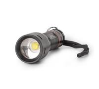 Entac Linterna con zoom de aluminio, T6, 3AAA, compacta y portátil