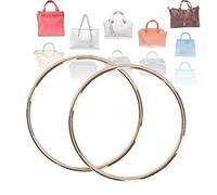 Entatial Asa para Equipaje, Asas para Bolsos, Accesorios de Bricolaje, Aspecto Brillante para Equipaje para el Hogar, para Bolso(Luz de Oro)