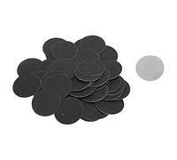 Entatial Herramienta De Pedicura Papel De Lija, Papel De Lija + Acero Inoxidable Lija Para Pies Para Eliminar la Piel áspera, Seca Y Muerta Y Los Callos De la Piel(diámetro35mm)