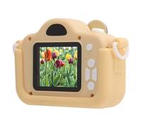 Entatial Juguete de Cámara de Dibujos Animados para Niños, Mini Cámara Digital de Alta Definición para Niños, Pantalla de 2 Pulgadas para Regalos para Niños(Beige)