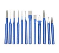 Entatial Kit de punzón para hombre con sello central azul de tipo plano para piezas de repuesto