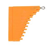 Entatial Medidor de Pelo de Pesca de Carpa, Herramienta de medición de Pelo Naranja fácil de Usar para Actividades al Aire Libre