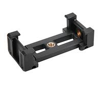 Entatial Soporte de Trípode para Teléfono Inteligente, Soporte de Trípode para Teléfono Celular con Orificios de Tornillo ABS Negro de 1/4 Pulgadas para Teléfono