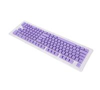 Entatial Teclas de Teclado, Luz de Apariencia Mate Que Transmite 114 Teclas para la Mayoría de los Teclados Mecánicos(Mini Morado)