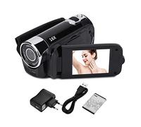 Entatial Videocámara Digital Full HD Rotación de 270 ° 1080P 16X Videocámara Digital de Alta definición Cámara de Video DV(A) para niños Adolescentes Estudiantes Principiantes