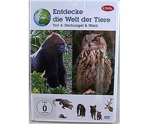 Entdecke die Welt der Tiere - Teil 4: Dschungel und Wald [Alemania] [DVD]