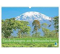 Entdeckungen am Kilimandscharo (Wandkalender 2026 DIN A3 quer), CALVENDO Monatskalender: Kilimandscharo: Schnee auf dem Kibo Gipfel in Afrika