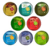 (Entel) 72 PCS Veggie Combo Pack Premium Mask de mscara facial coreana (9 tipos x 8 pcs) Cinco qumicos libres: sin parabeno sin silicio sin aceite