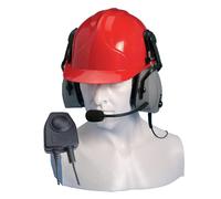 Entel Auricular anti ruido ATEX Entel CHP950HD Auricular antirruido con sujeción para casco y PTT para Walkies Entel HT