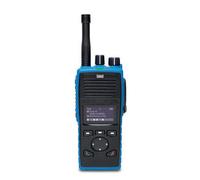 Entel Entel DT953 ATEX PMR446 con pantalla Walkie Talkie ATEX con 64 canales, IP68 y frecuencia de uso libre