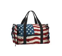 Entemne Bolsa de gimnasio deportiva con compartimento para zapatos, para mujeres y hombres, ligera, resistente al agua, para fin de semana, durante la noche, equipaje de mano, Pintura vintage de la