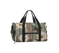 Entemne Bolsa de gimnasio deportiva con diseño de teñido anudado arcoíris con compartimento para zapatos, para mujeres y hombres, bolsa de viaje, ligera, resistente al agua, para fin de semana